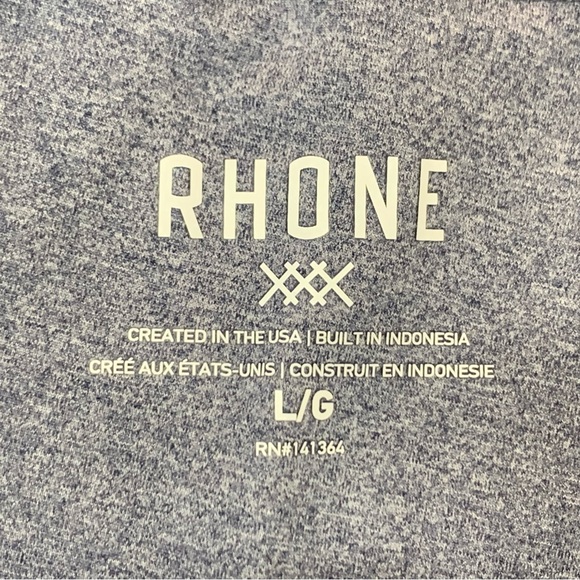 RHONE Reign All Around Men's Sweatpants Joggers in Heather Blue - Picture 13 of 14